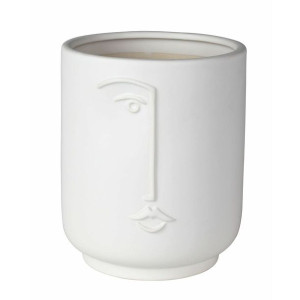 Osłonka doniczki ceramiczna Luke 13.5cm biała