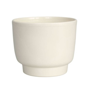 Osłonka doniczki ceramiczna Calm 22cm kremowa Cermax