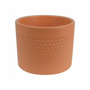 Osłonka doniczki ceramiczna Toskana 19cm miodowa Ceramik