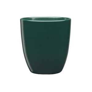 Osłonka doniczki gliniana Nova 16 cm zielona