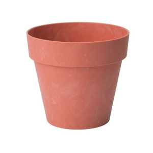 Osłonka doniczki Ibiza 22 cm czerwony beton Form-Plastic