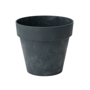 Osłonka doniczki Ibiza 22 cm czarny beton Form-Plastic