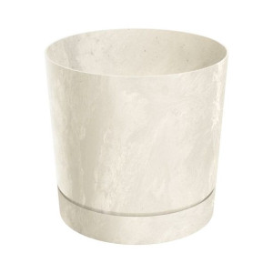Osłonka doniczki Tubo 18cm beżowa Prosperplast