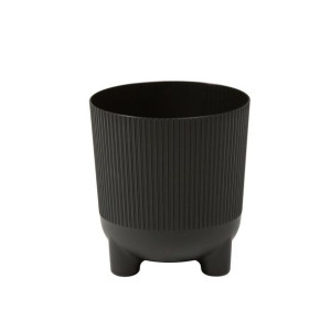 Osłonka doniczki Aria Jumper 18cm czarna Lamela