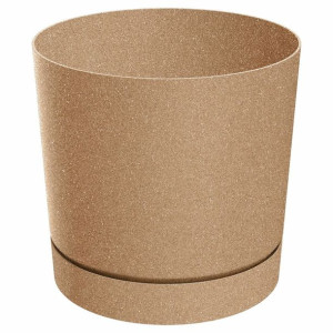 Osłonka doniczki Tubo 15cm beżowa Prosperplast
