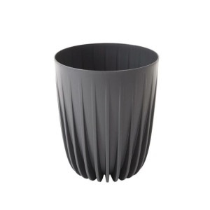 Doniczka plastikowa Mira śr.14.5 cm szara Lamela