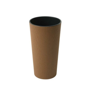 Donica wysoka Lilia śr.29.5 cm brązowa Lamela