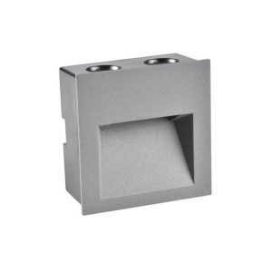 Oprawa schodowa Q7 szara kwadratowa 9 cm IP44 LED Goldlux