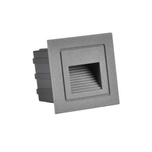 Oprawa schodowa Q6 szara kwadratowa 6 cm IP44 LED Goldlux