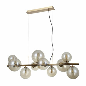 Lampa wisząca Canello złota 10 x G9 Italux