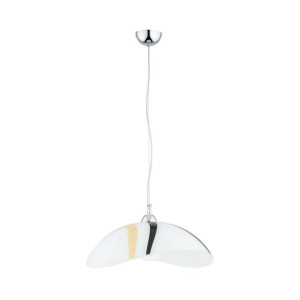Lampa wisząca Narcyz biała E27 Alfa