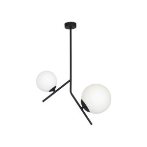 Lampa wisząca Luna czarna 2 x E27 Aldex