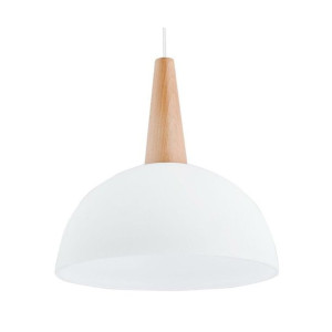 Lampa wisząca Fotyn biała E27 Alfa