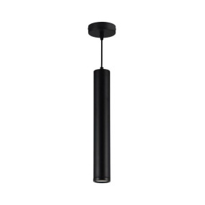 Lampa wisząca łazienkowa Porter czarna IP44 GU10 Milagro