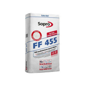 Zaprawa klejowa Biała FF455 22KG SOPRO