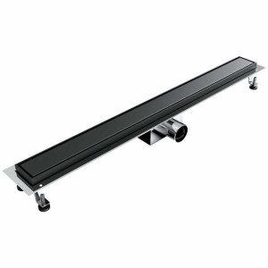 Odpływ prysznicowy liniowy czarny L-800 Aqua Steel