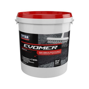 Powłoka polimerowo-bitumiczna do dachów Evomer 18 kg Tytan Professional