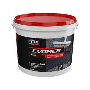 Powłoka polimerowo-bitumiczna do dachów Evomer 9 kg Tytan Professional