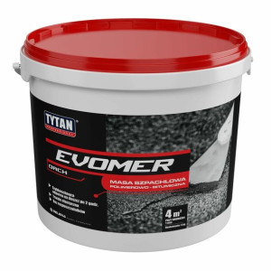 Masa szpachlowa polimerowo-bitumiczna Evomer 5 kg Tytan Professional
