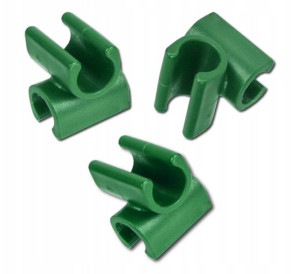 Łącznik kątowy do tyczek ogrodowych 1,1cm 10szt