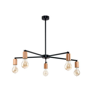 Lampa przysufitowa STICKS 5x60W IP20 E27 Czarny Nowodvorski