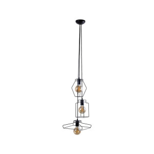 Lampa wisząca FIORD 3x60W IP20 E27 Czarny Nowodvorski