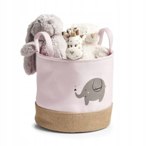 Kosz do przechowywania „Elefant”, poliester / juta