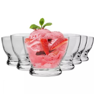 Pucharki do deserów lub lodów Pure KROSNO 6szt