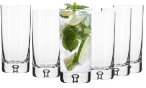 Wysokie szklanki do napojów KROSNO 6x300 ml