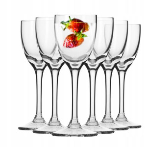 Kieliszki do wódki na nóżce Mixology KROSNO 6x25ml