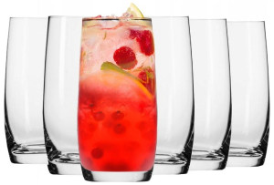 Szklanki do soku wody long KROSNO Blended 350ml