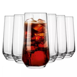 Wysokie szklanki typu long drink Splendour KROSNO 6x 480ml