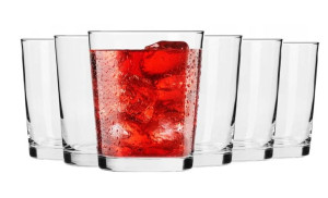 Niskie szklanki do napojów wody KROSNO Pure 250 ml