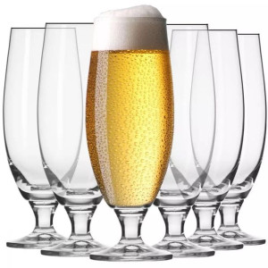 Pokale, kieliszki do piwa Elite KROSNO 6szt 500ml