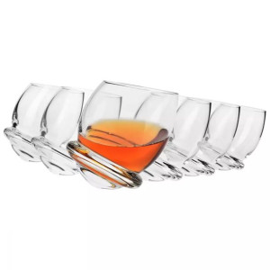 Szklanki do whisky Roly-Poly KROSNO bujane 6szt