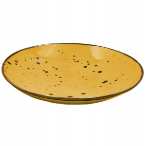 Alumina Bogucice Żółty TALERZ GŁĘBOKI 22cm COTTAGE YELLOW