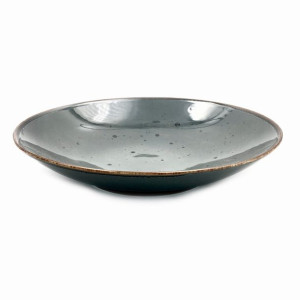 Alumina Bogucice Grafitowy TALERZ GŁĘBOKI 22cm
