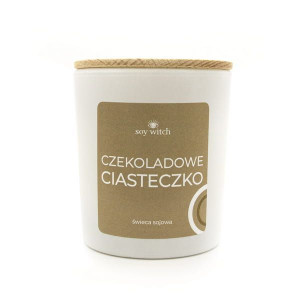 Świeczka sojowa zapachowa w szkle Czekoladowe ciasteczko