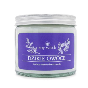 Świeczka sojowa zapachowa w szkle Dzikie Owoce