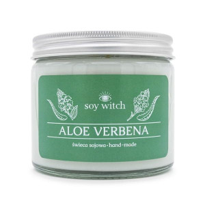 Świeczka sojowa zapachowa w szkle Aloe Verbena