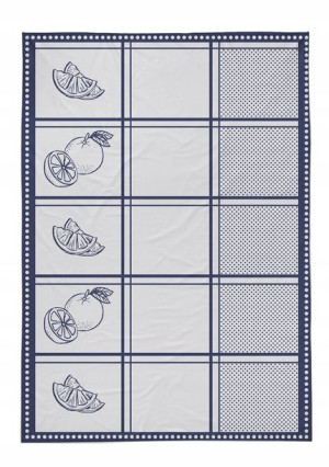 Ścierka Kuchanna Ściereczka  50X70 CYTRUS  GRANAT