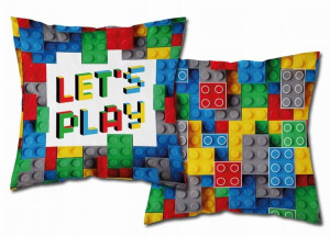Poszewka Klocki Lego 40X40 Świecąca w ciemności