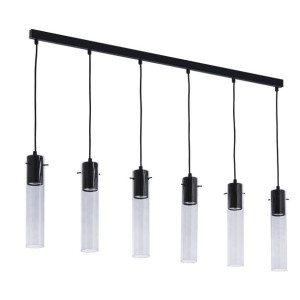 LOOK Szara Lampa Wisząca Żyrandol