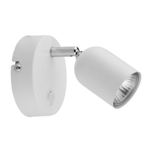 TOP Biała Lampa Ścienna Kinkiet Spot