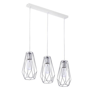 LUGO Lampa Wisząca Żyrandol CHROM Listwa