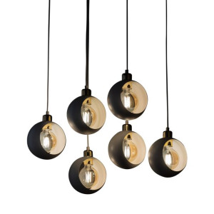 CYKLOP Lampa Wisząca Żyrandol CZ PAT Listwa