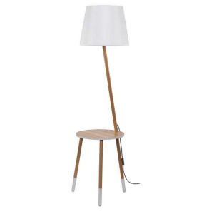 LAMA Biała Lampa Podłogowa Stojąca