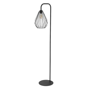 BRYLANT Czarna Lampa Podłogowa Stojąca