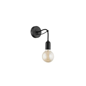 QUALLE Czarna 1 Lampa Ścienna Kinkiet Spot