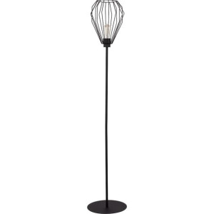 BRYLANT Czarna Lampa Podłogowa Stojąca